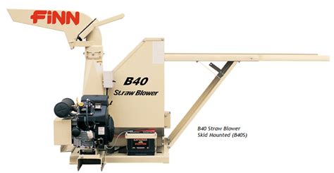 straw blower for skid steer|finn company straw blower.